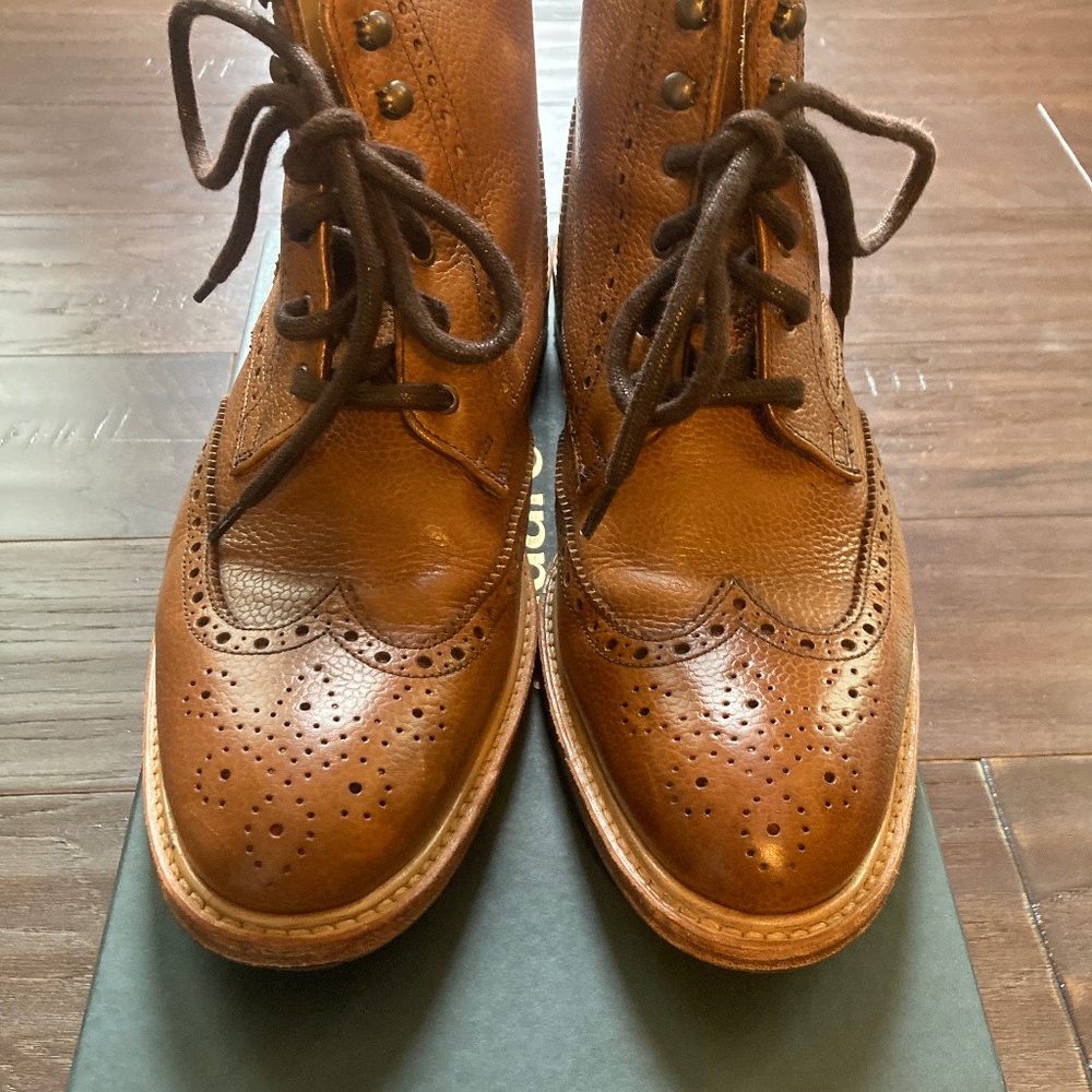 Crosby Square McCormick Wing Tip Boot (Fits BIG-  like an 8/8.5)
